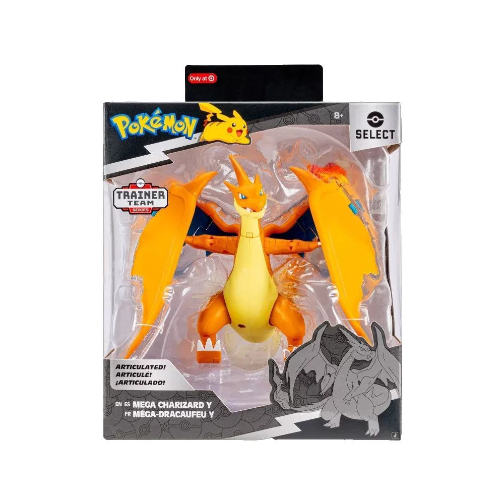 Pokémon Select 6" Articulated Mega Charizard Y Action Figure Fast Shipping